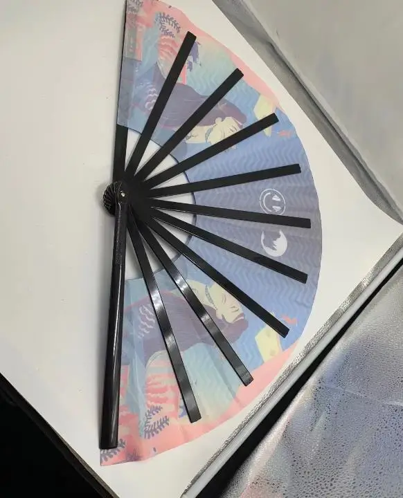 Iraq Soccer Tournament Hand Fan Decorative Folding Fan For Fans_voghion.com