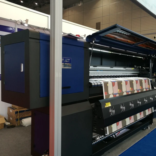 2.2m large format 1.8m 6ft Large Format i3200 Heads Digital Inkjet Fabric High Speed Sublimation Printer For Garment Printing