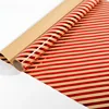 Red and gold stripes-043 x 3m