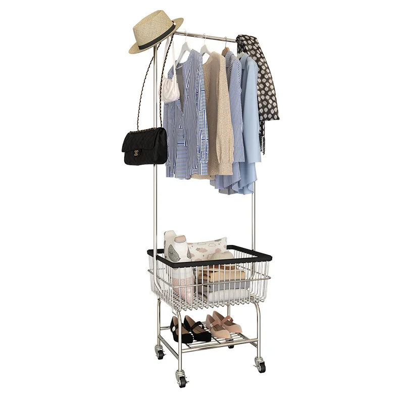 clothes display rack metal