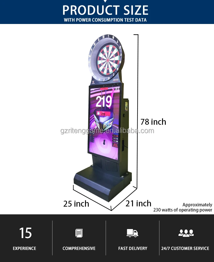 Avanti Digital Darts Elite ダーツゲーム機新品 コイン式アーケードダーツボードゲーム 大人用ダーツマシン