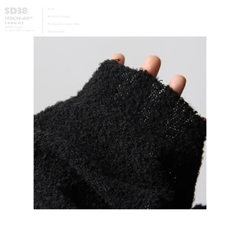 Wool Fabric Thick Warm And Soft Fleece Stretch Sweater Fabric For Cardigan/Home Textile/Hoodie