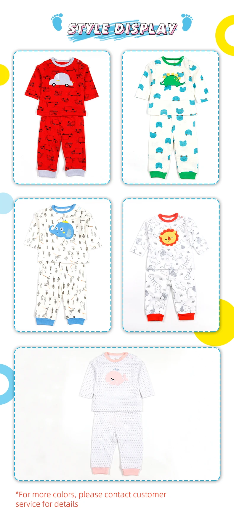 Cartoon baby boys Pajamas