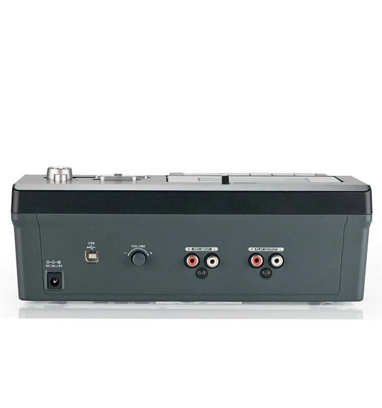 Lecteur De Cassettes Portable USB - Convertisseur Cassette En MP3, Enregistreur Avec Casque - Orange