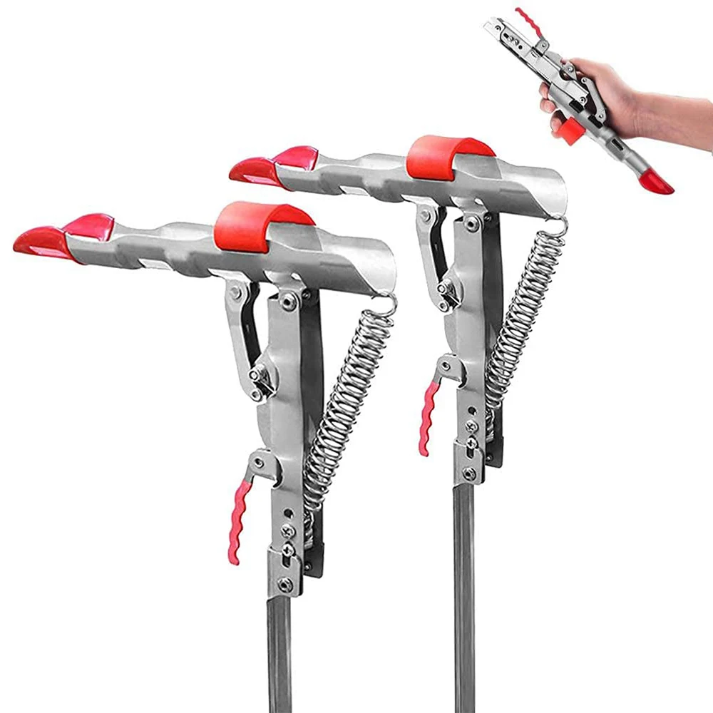 automatic rod holders for fishing poles weyleity Spring Holder 2 Pack Pull the handle down Get down the screw into the card slot Insert in the ground Hook Setter Automatic Fishing Pole
