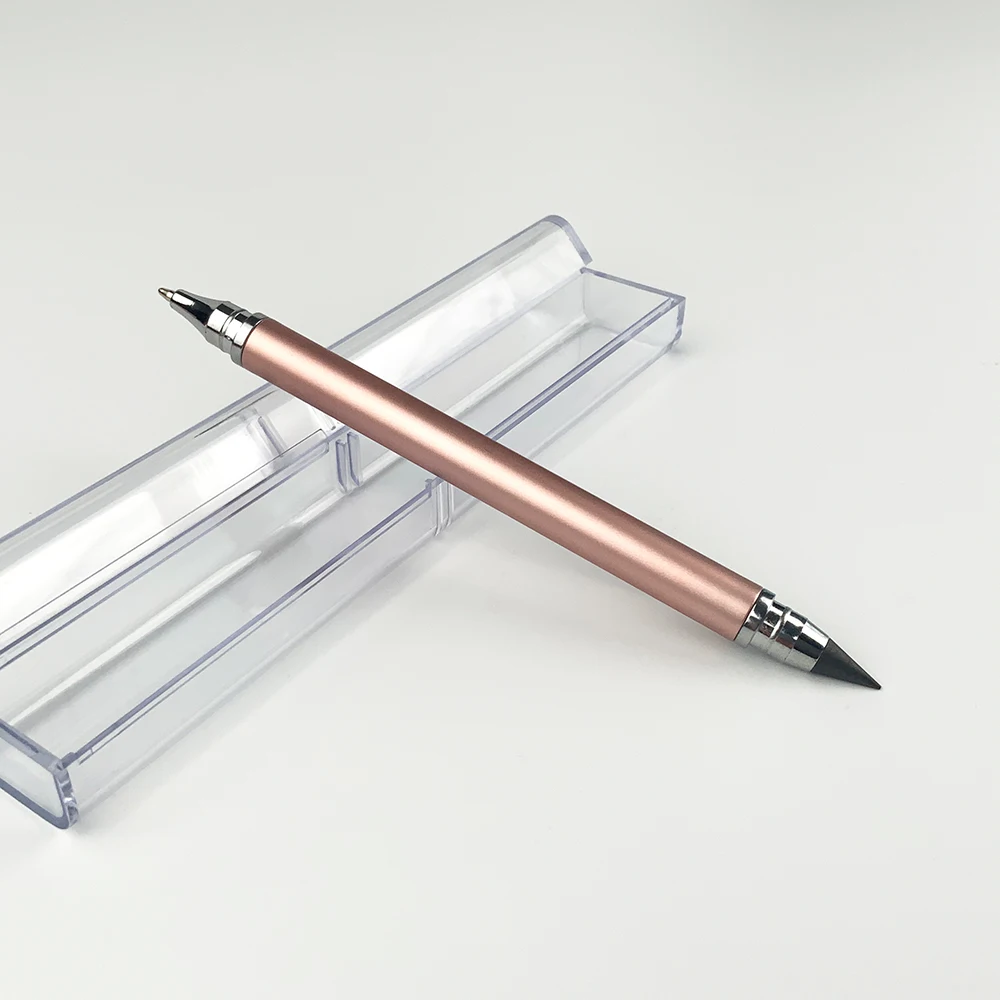 YF Double Tips Pen Ballpoint and Eternal Pencil Pen for School and Office