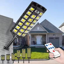 Shingel Super Bright Solar Street Garden Light Remote Control Wall Mounted Motion Sensor Gate Solar Light for Outdoor
