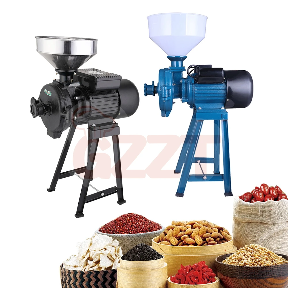 Moulin à Céréales Électrique 1300W 55L - Broyeur 19000 Tr/min 5 Tamis Pour Blé Maïs Grains, Grande Capacité