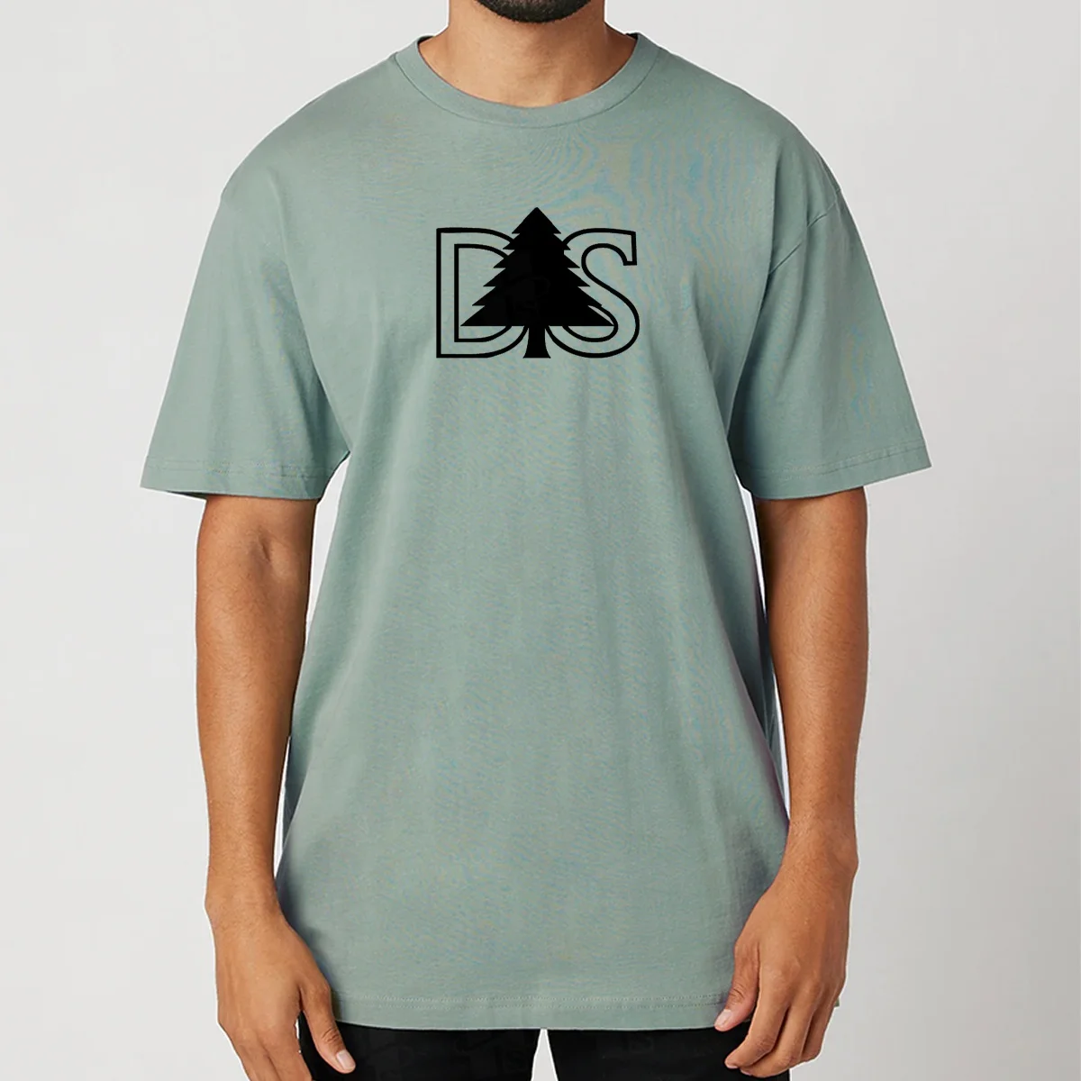 JL1112A Manufacturer Wholesale Men’s High Quality Box Cut Tee 100% Cotton TShirt Boxy Fit Crop T-shirt Men