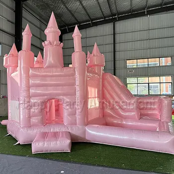 New Material Flash PVC moonwalk blow up bounce house party rental inflatables trampoline for kids