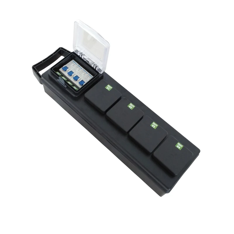 Customized European Power Output Electricical Wall Mounted Strip Style Portable Power Distribution Board Box 63A Equipment