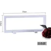 กรอบสีขาว ขนาด 23*9 ซม. พร้อมฐานรอง 1 คู่