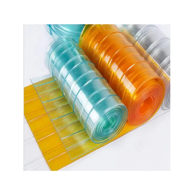 Fuxing Durable Using 5Mm Thickness Strip Curtain Pvc Plastic Pvc Strip Curtain