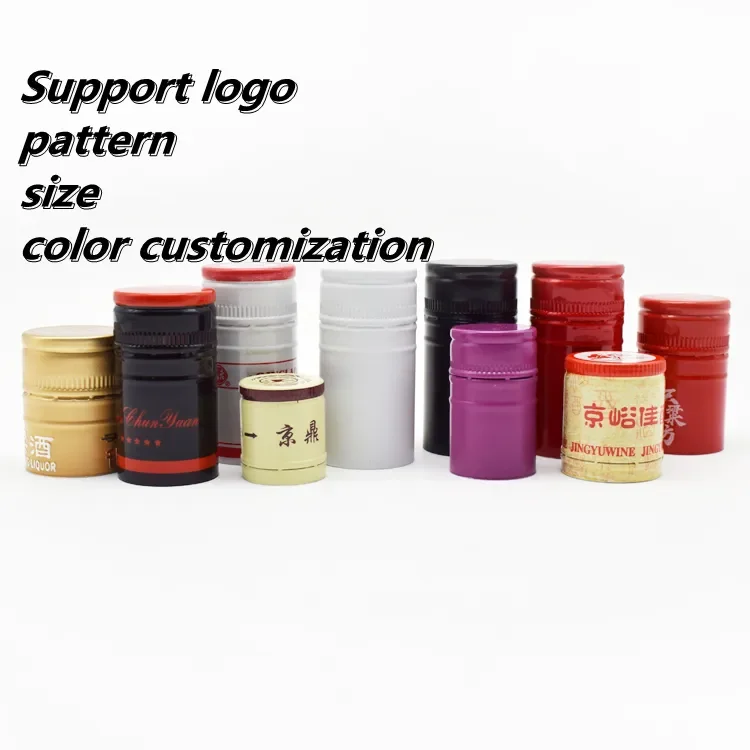 Whiskey Rum Liquor Wine Bottle Aluminium Caps 30mm Aluminum Pilfer