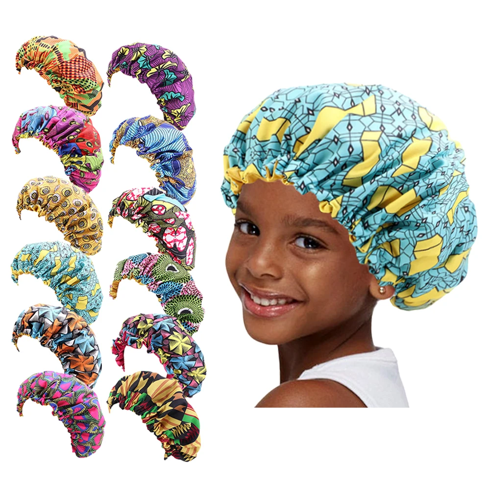 7333 Lux Silk Pattern Bonnet for Kids (Chain) / Assort (6PC