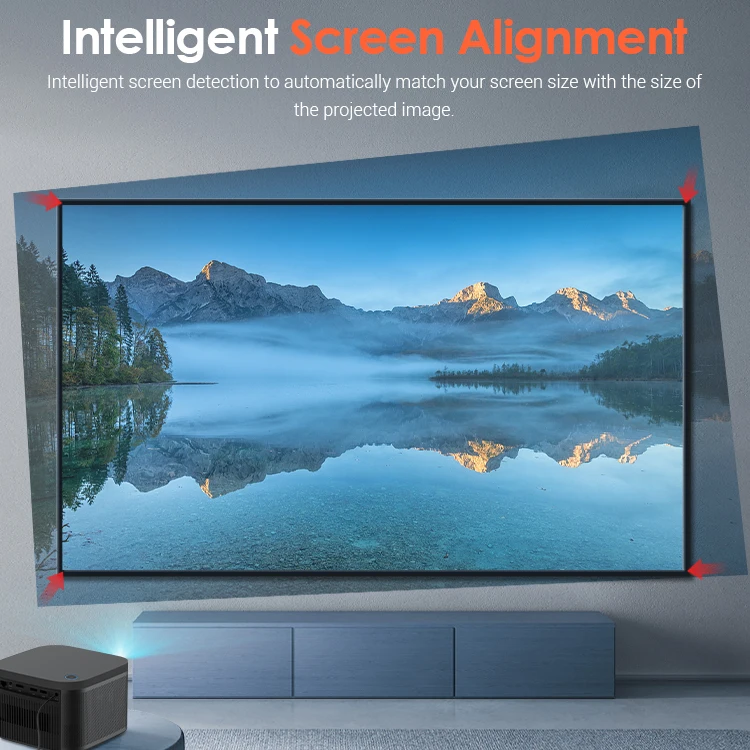 New DLP LED Beamer Projector Video Home Theater Projecteur BT Proyectores HD Smart 4k Android