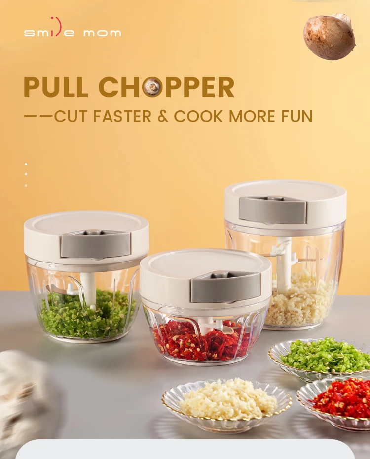Easy Hand Magic Chopper Held 400ml Professional 3 Blade Omnipotent
