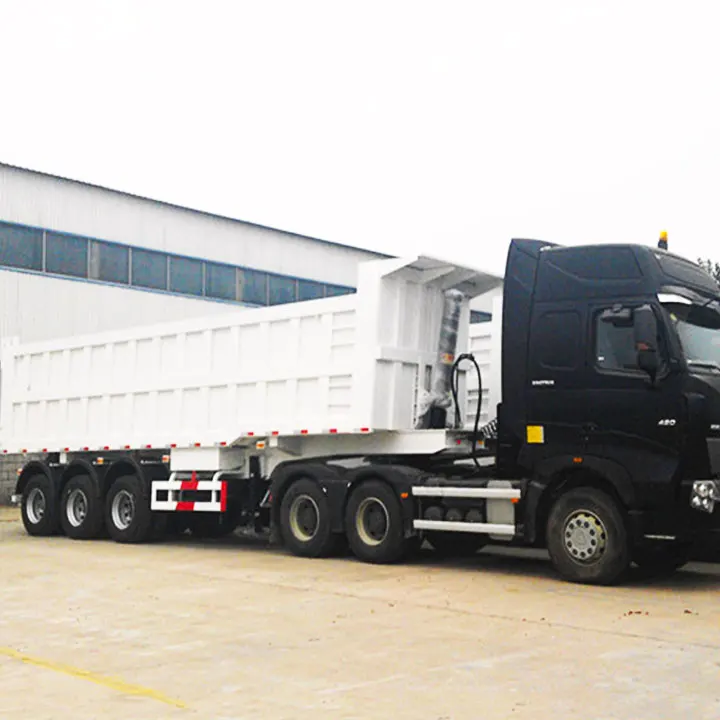 Berkley Hydraulic Rear Dump Trailer 3 Axles 40 Cubic Meter Tipper