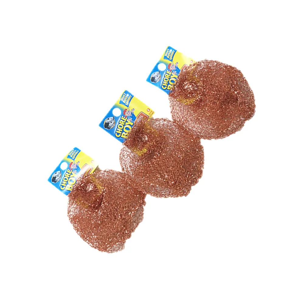 Chore Boy 100% Pure Copper Scrubbers Rust Free for Pots and Pans