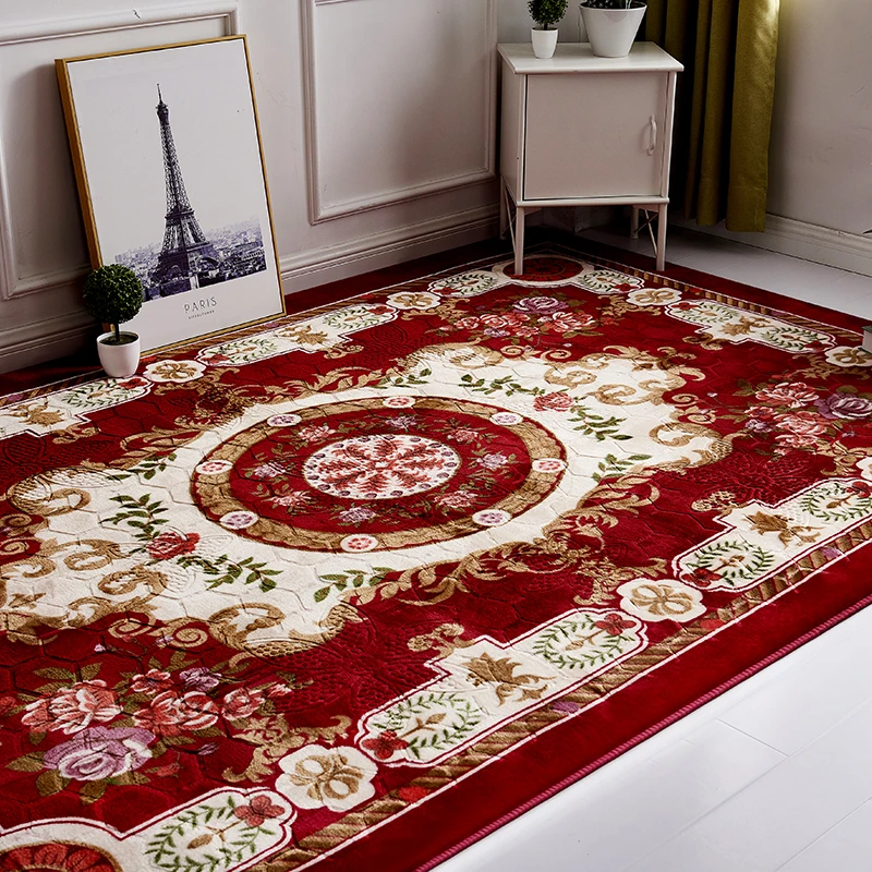 Print Custom Pattern 3D Raschel Wool Room Rug Carpets for Livingroom Floor