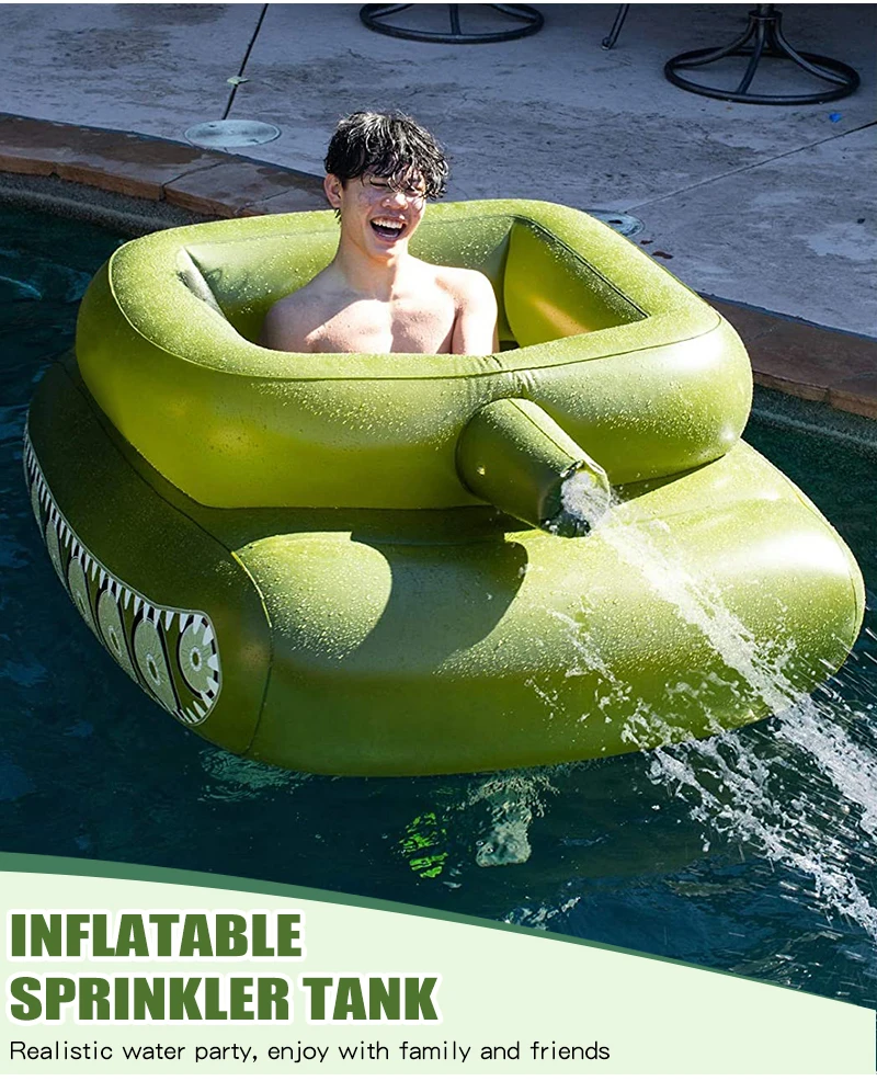 inflatable tank pool toy