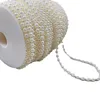Perles de fil de coton blanc cassé de 6 mm