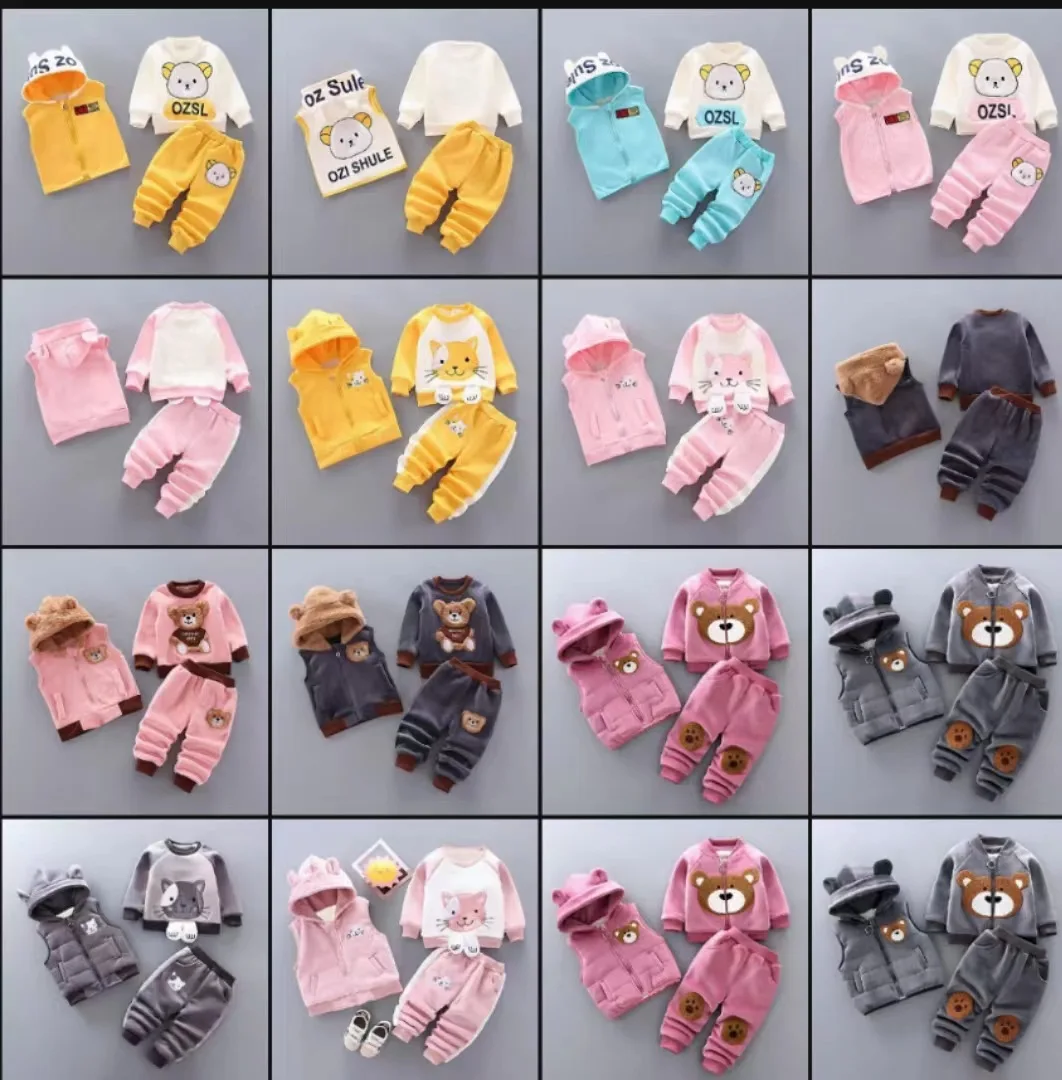 Boys And Girls Clothing 2023 Toddler Boys Clothing Sets Three Piece Set