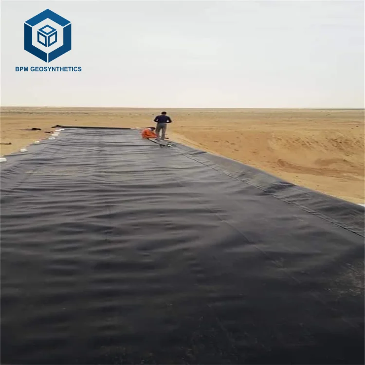HDPE Geomembrane Pond Liner 1.5mm Waterproof Plastic for Mining in the Philippines Materials PVC EPDM Polyethylene LLDPE EVA PP