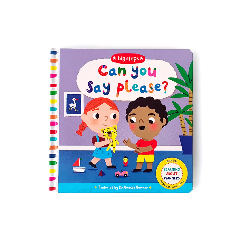 High Quality Custom Lift-The-Flap Book Push Pull Slide Montessori Book Hardcover Kids Board Book Printing