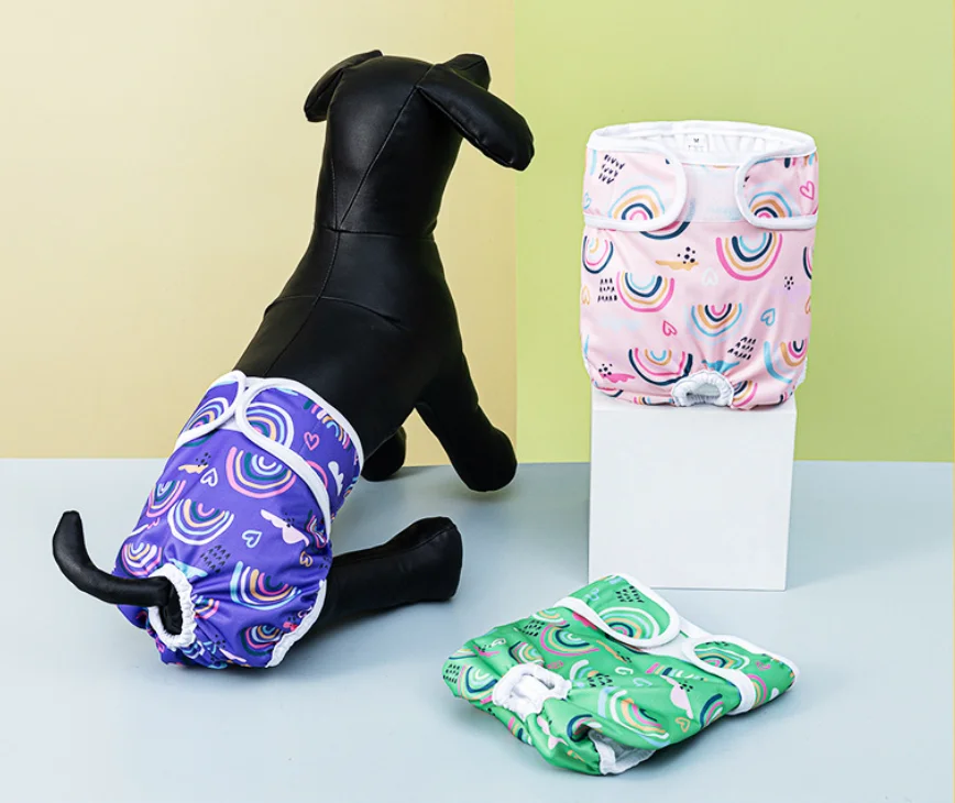 Highly Absorbent Washable Female Dog Diaper Reusable Diapers for Doggie details