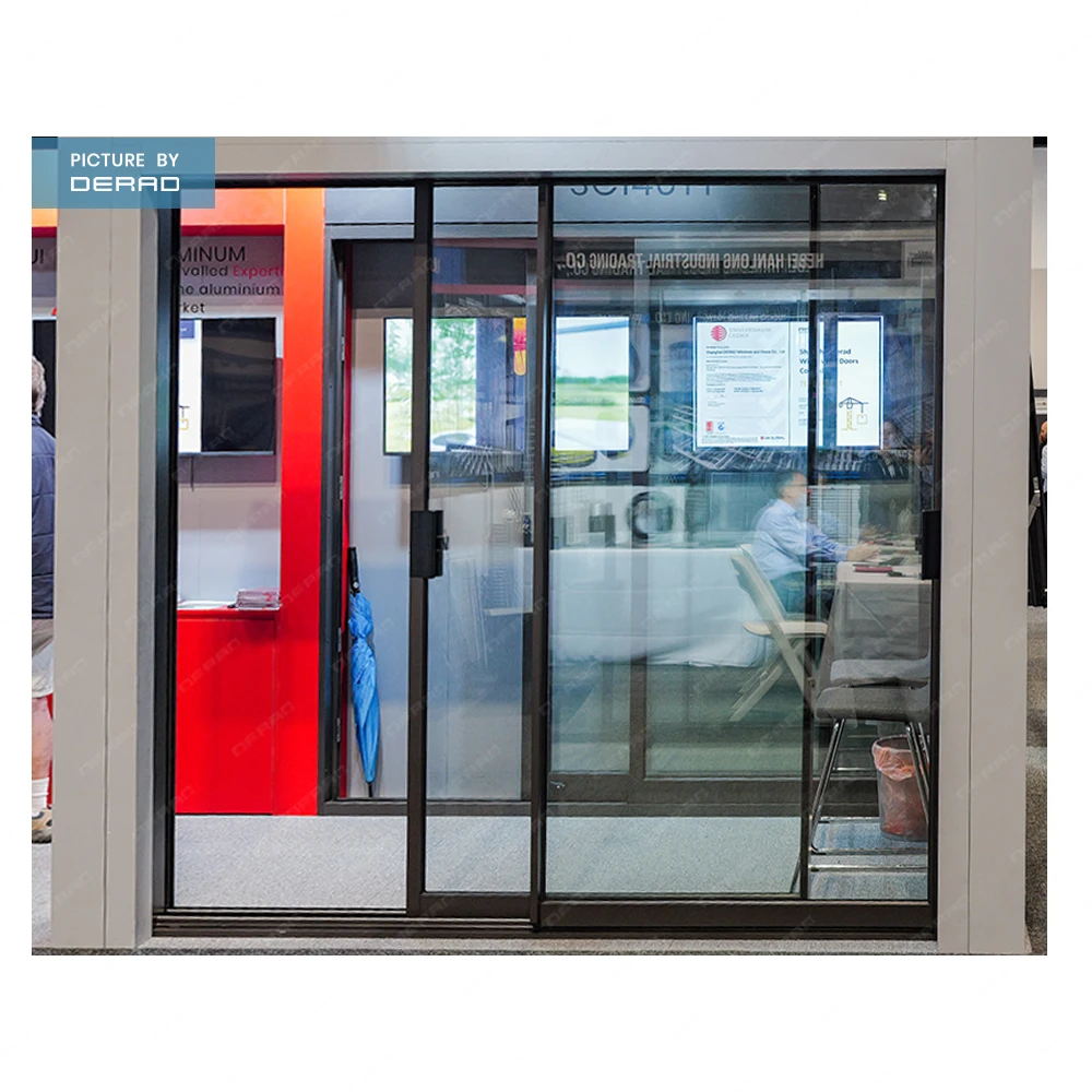 modern design tempered glass patio doors interior aluminum sliding ...