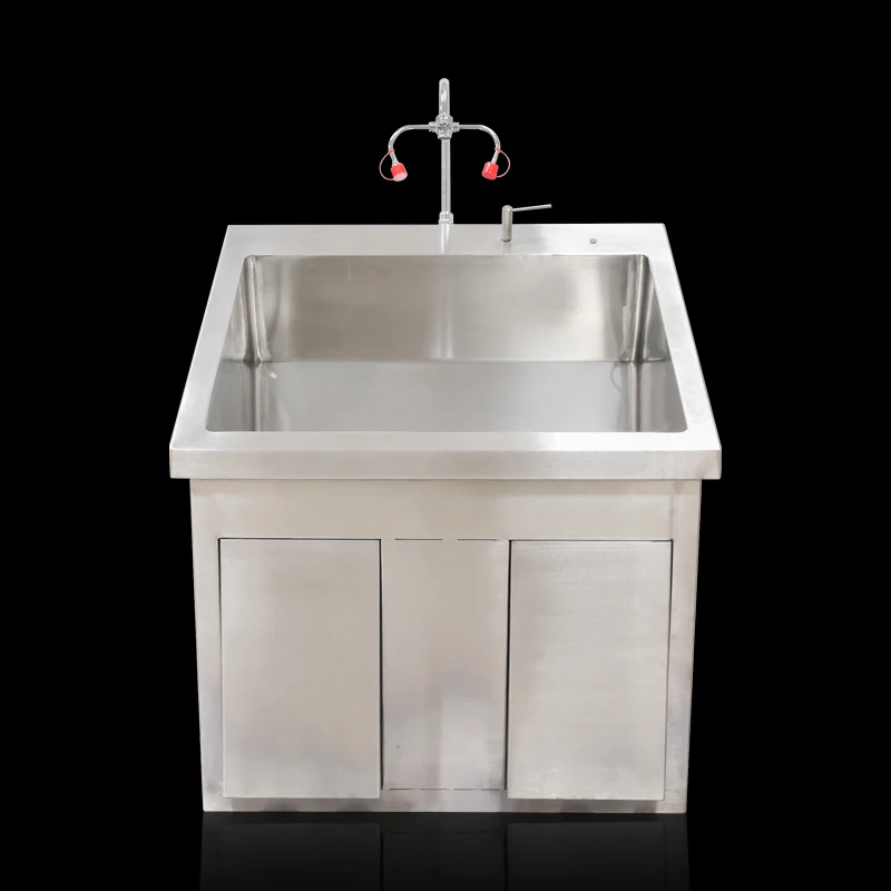 Factory Customized Knee Operated Hospital Clinic Medical Operating Theatre Scrub Sink for Single People