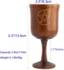 Pentagram Wooden Chalice B