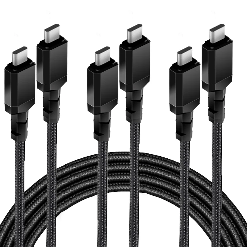 Mobile phone accessories nylon braided 3A type C to type C,2.4A fast charging android data usb cable,PD USB-C cable to lighting.jpg