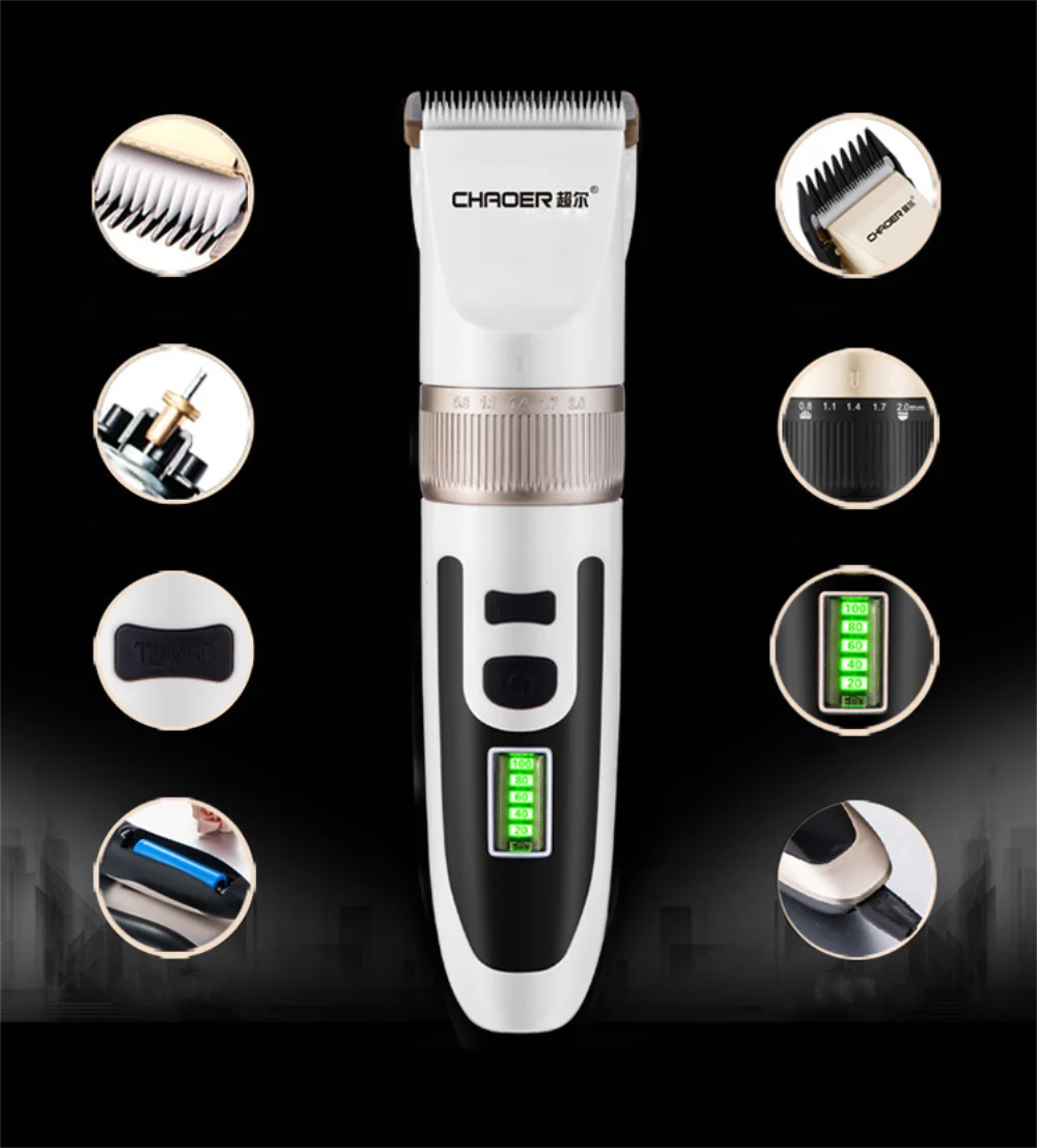 New Age Factory Wholesale Cordless Portable Multifunctional Hair Trimmer and Practical Rechargeable Hair Clipper for Barber