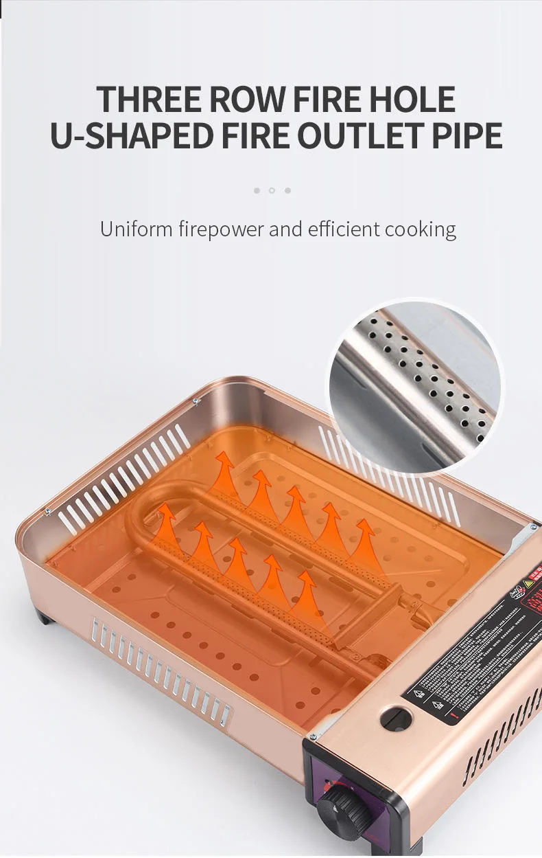 Portable Mini Outdoor Electric Stove Dualpurpose Camping Burner Oil