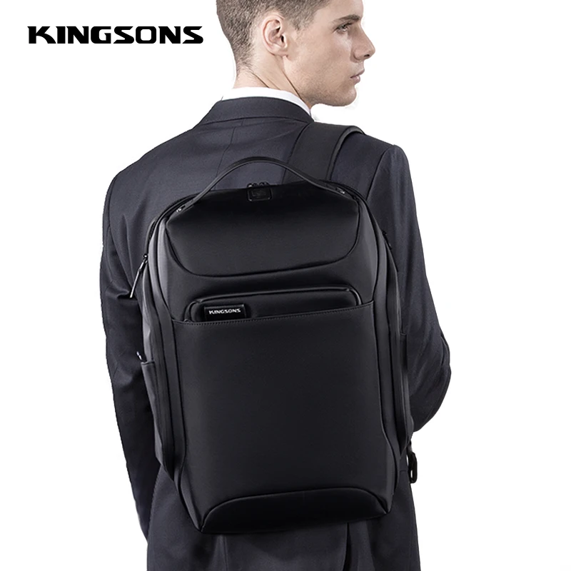 KINGSONS Laptop Backpack for Men Elite Business Bags with USB Port