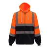 Orange with navy