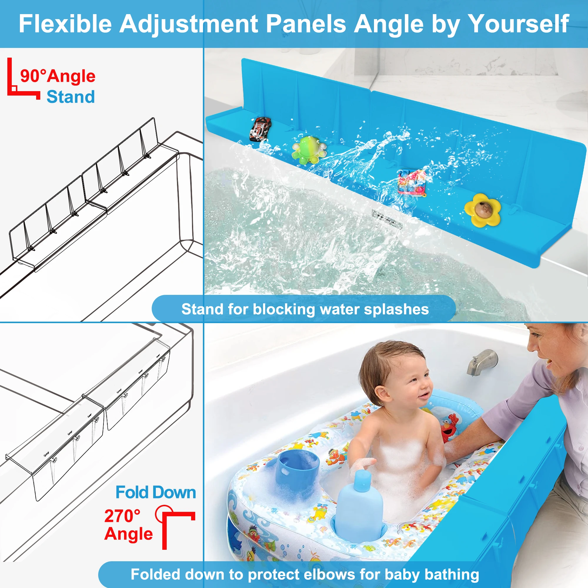Safety tips as your baby outgrows the tub