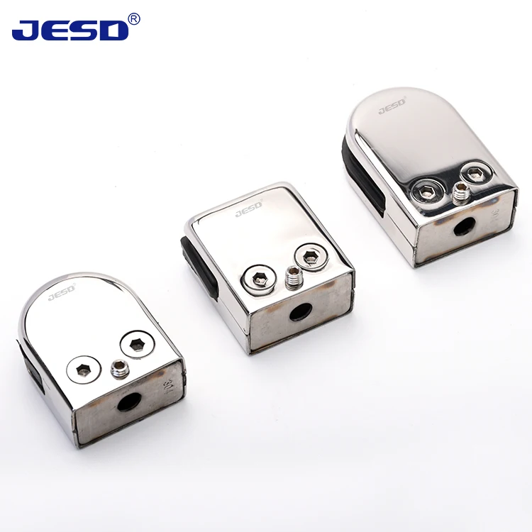 JESD Professional Factory Fashionable Anti Corrosion Polish Stainless Steel 304 Stair Riser Glass Clamp