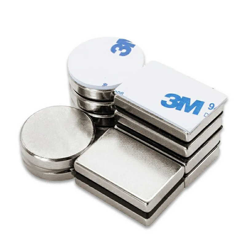 N35 N42 N48 N52 Self Adhesive Round Circular Neodymium Magnet