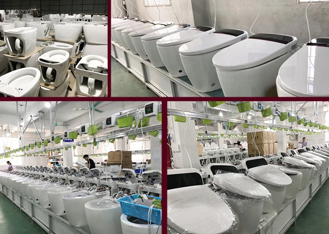 Manufacturer Smart Toilet Bidet Mobile Phone Automatic High Quality One Piece Inodoro Sense Toilets details