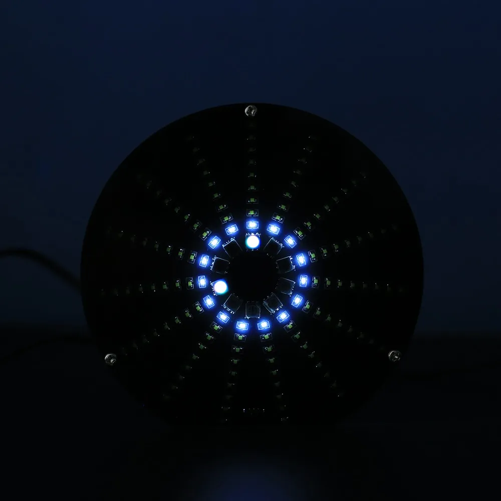 Kit DIY Indicateur Spectre Audio TWE-24 - 24 LED RVB Avec Microphone Et Mode Horloge - Alimentation USB 5V