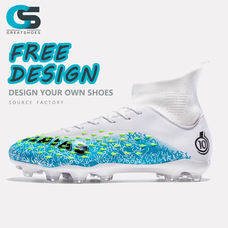 Greatshoes Professional Football Shoe,High Top Football Shoes New Fashion Soccer Shoes W aperçu 10