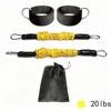 Sac de couverture de pied simple en tissu jaune anti-casse de 20 livres