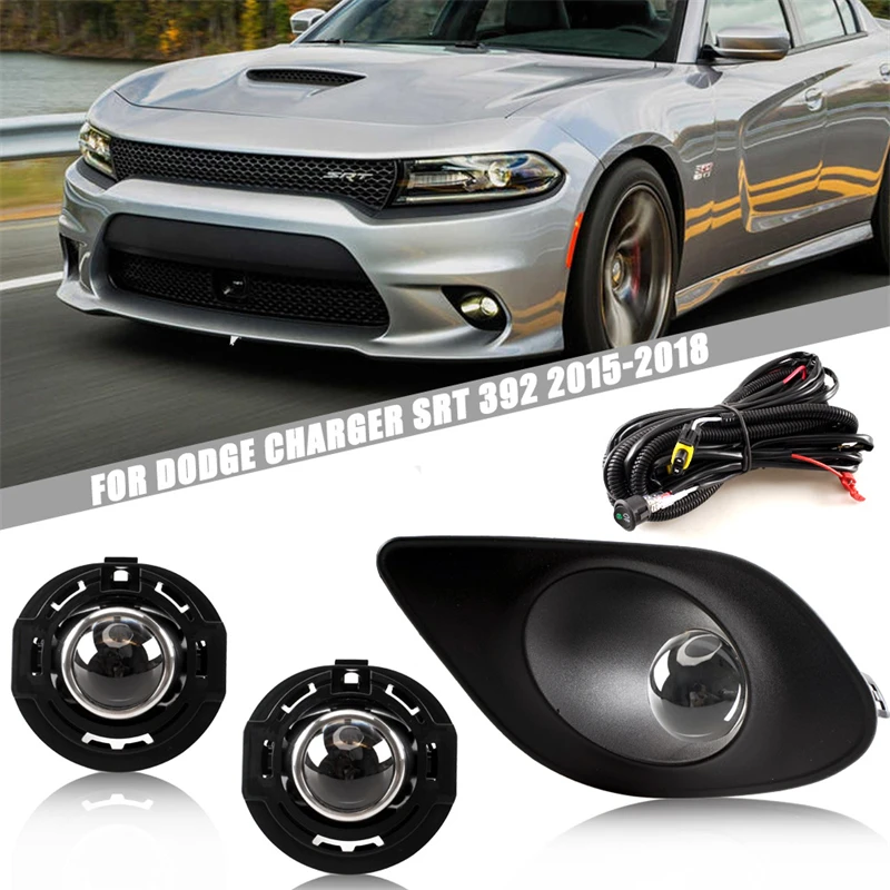2016 charger fog lights Oracle Lighting 2015-2023 Dodge Charger ColorSHIFT RGB+W Linear Fog Light Upgrade Kit 1344-339 main image 1