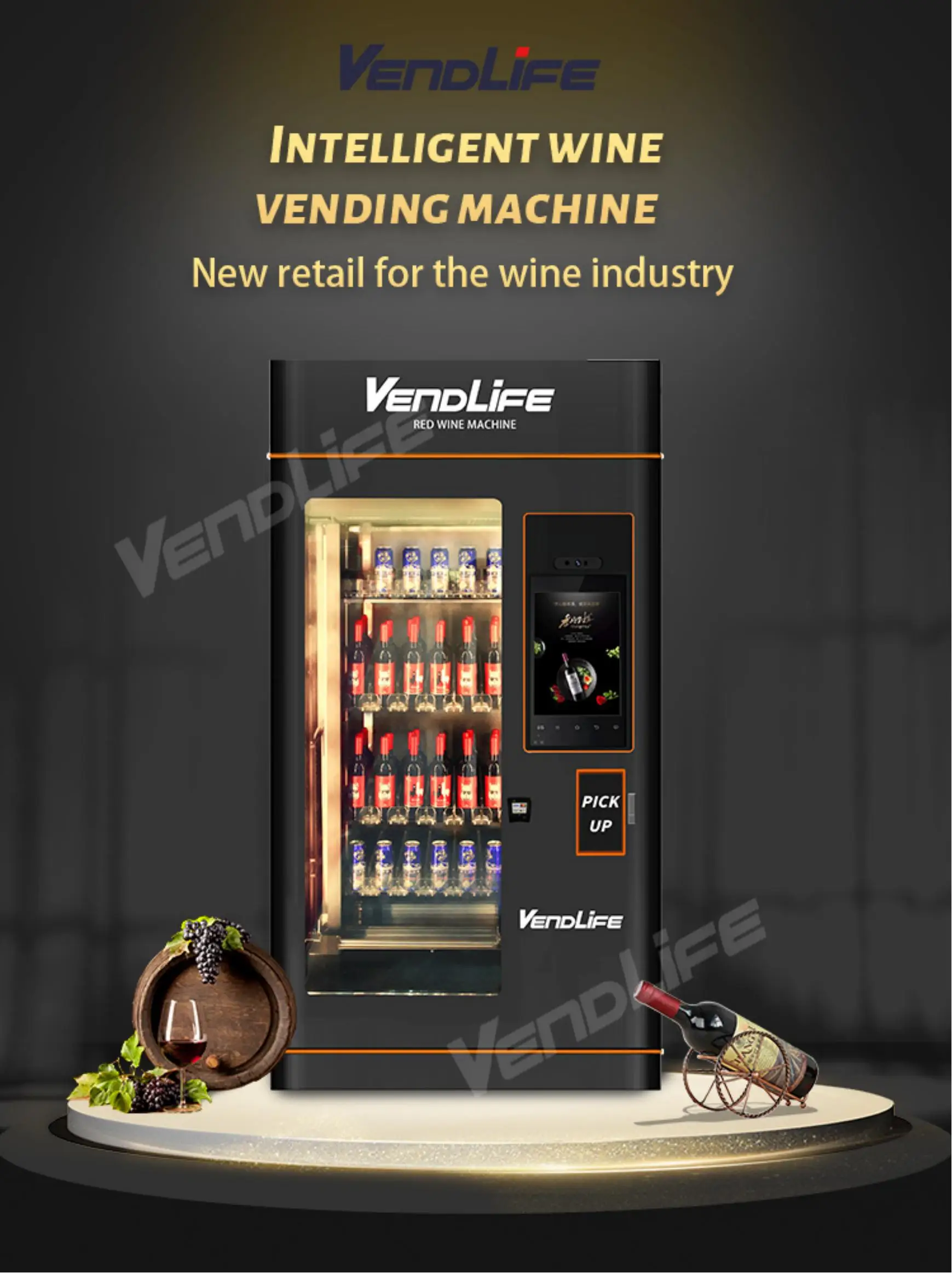 Smart Glass Bottle Champagne Vending Machine Beer Red Wine Alcohol   Hca1569ac88f94cf98d4921ade97ee99e8 