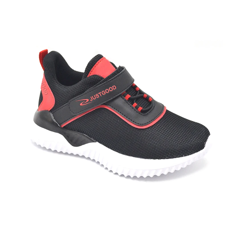 
JUSTGOOD 2021 Wholesale Custom Childern Kids Casual Sports Shoes Boy Girls Sneakers 