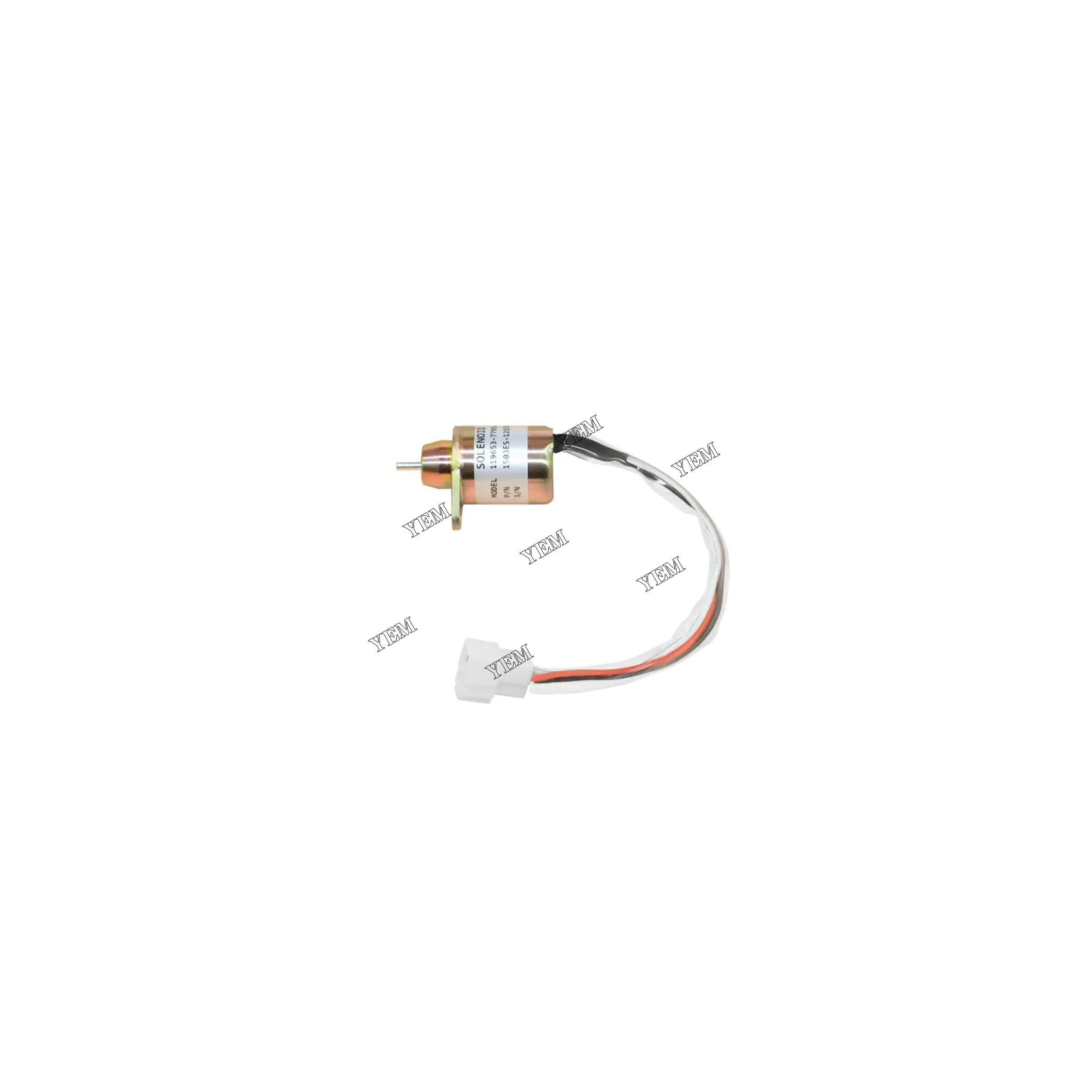 New 12V Fuel Shutoff Solenoid for Yanmar 117233-77932 Industrial Machinery Spare Parts