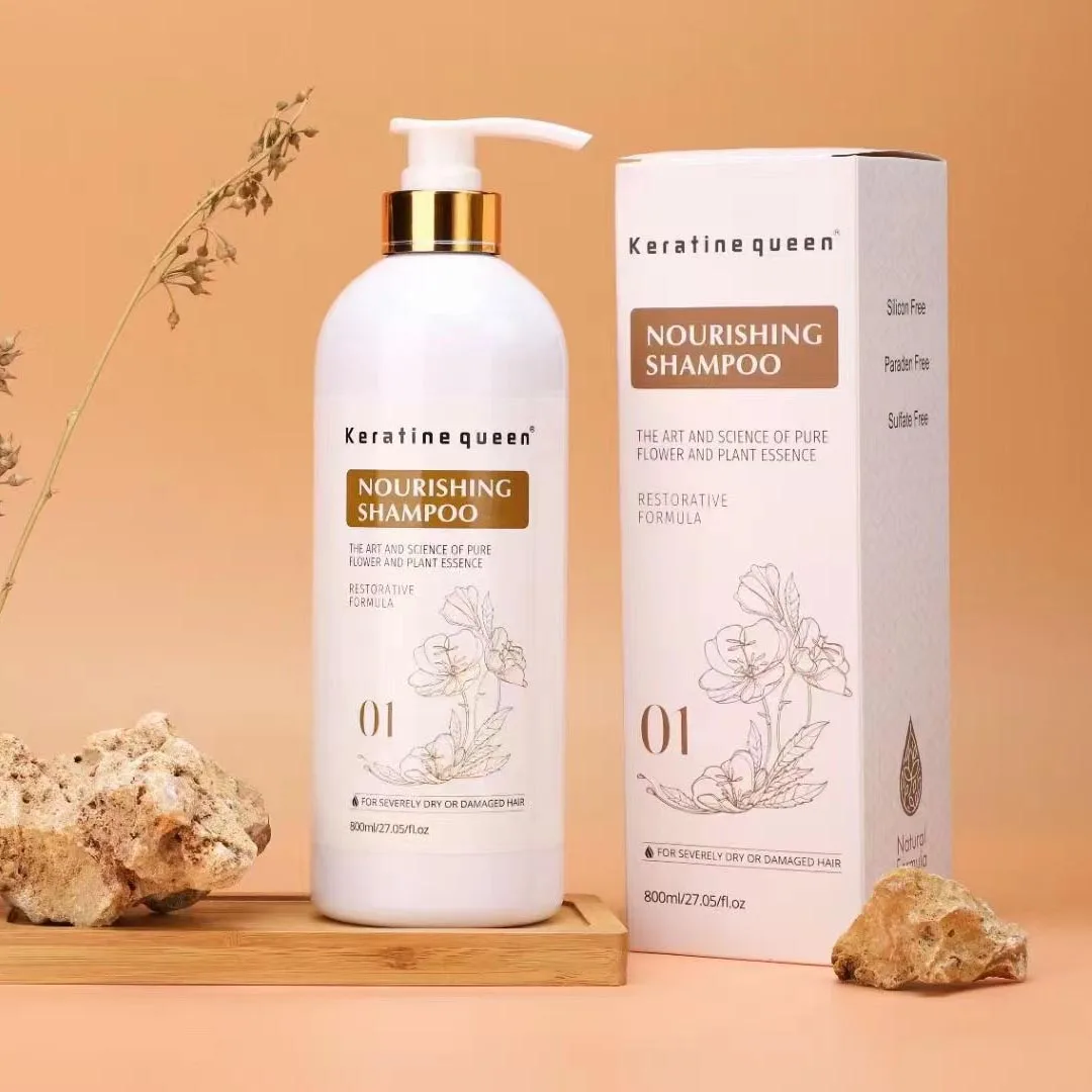 Custom Logo Sulfate Free Luxury Hair Care Set Products Organic Protein ...